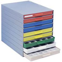 Bloco de gavetas em plataforma – Diversas cores