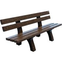 Banco de plástico reciclado Rebnew – Benito