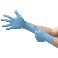 Luva descartável em nitrilo azul Microflex 92-134 – Ansell