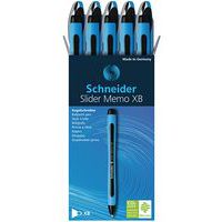 Esferográfica – Memo XB – azul/preto – 10 unid. – Schneider