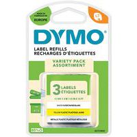 Fita de etiquetas adesivas LetraTag – Conjunto de 3 fitas – Dymo