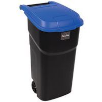 Contentor com tampa azul 100 L – Manutan Expert