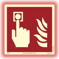 Painel fotoluminescente – ponto de chamada de incêndio – Supernova+®