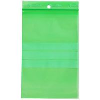 Saquetas zip recicladas – verde transparente 50 µm - Manutan Expert