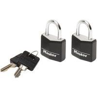 Cadeado com chaves em alumínio maciço - Conjunto de 2 - Master Lock