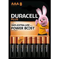 Pilha alcalina AAA Plus Powerboost – 8 unidades – Duracell