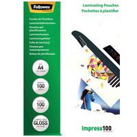Bolsa de plastificação brilhante A4 – 100 µ – Fellowes