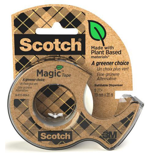 Fita Scotch® Magic™ com desenrolador reciclado – Scotch Fita Scotch® Magic™ com desenrolador reciclado – Scotch