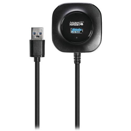 Hub USB 2.0 alta velocidade 4 portas USB 3.0 – Urban Factory Hub USB 2.0 alta velocidade 4 portas USB 3.0 – Urban Factory