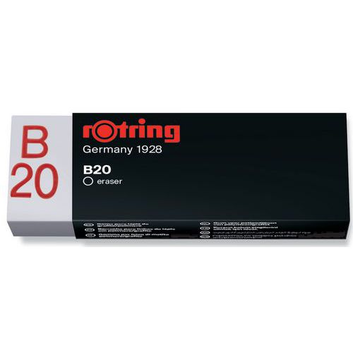 Gomme RapidEraser B20 Lot de 20 rOtring® Manutan.pt