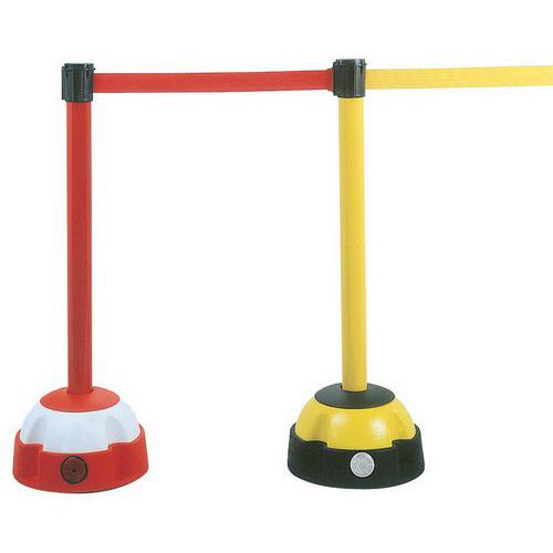 Poste com correia com base Poste com correia com base