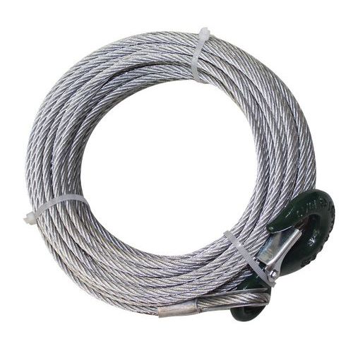 Jogo de cabo em aço com gancho para guincho manual com travão automático Jogo de cabo em aço com gancho para guincho manual com travão automático