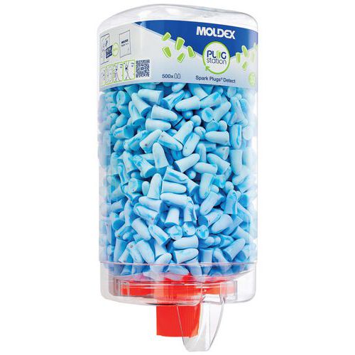 Distribuidor de tampões auriculares Spark Plug® detetáveis – Moldex Distribuidor de tampões auriculares Spark Plug® detetáveis – Moldex