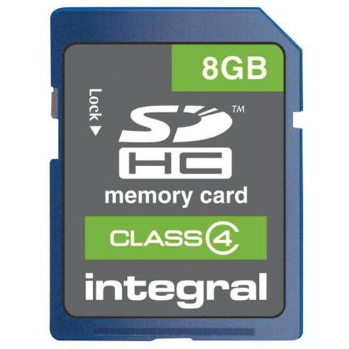 Cartão de memória SDHC Integral classe 4 Cartão de memória SDHC Integral classe 4