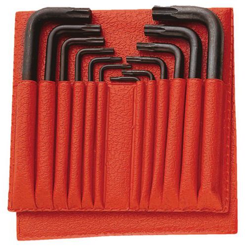Jogo de 12 chaves macho Torx® Jogo de 12 chaves macho Torx®