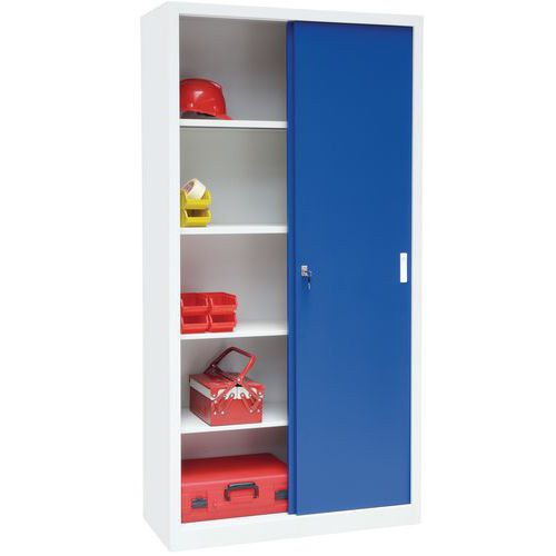 Armários altos com portas corrediças CH - Largura 150 cm - Manutan Armários altos com portas corrediças CH - Largura 150 cm - Manutan