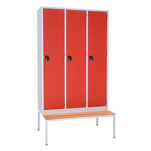 base de banco para cacifo Modulo com 3 colunas base de banco para cacifo Modulo com 3 colunas