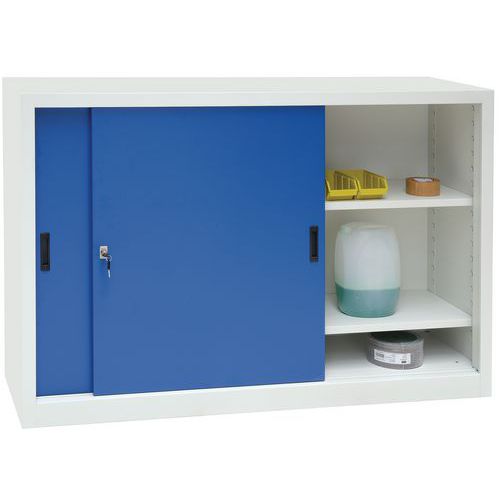 Armários baixos com portas corrediças CH - Largura 150 cm - Manutan Armários baixos com portas corrediças CH - Largura 150 cm - Manutan