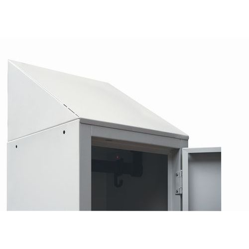 Cobertura inclinada para vestiário Modulo - Manutan Cobertura inclinada para vestiário Modulo - Manutan