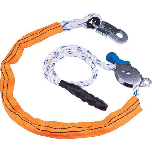 Linha de suporte ajustável por extensor