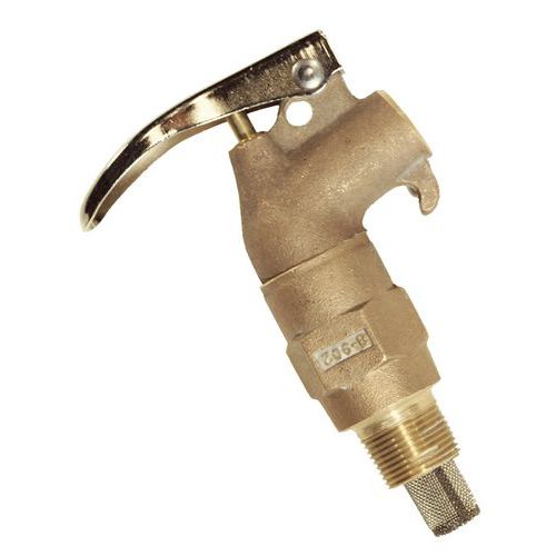 Torneira de pressão metálica para bidões – 3/4 – Justrite Torneira de pressão metálica para bidões – 3/4 – Justrite