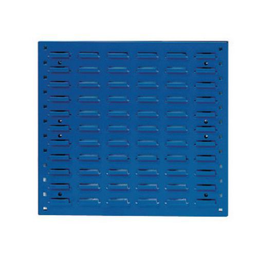 Painel com ranhuras para estante Painel com ranhuras para estante