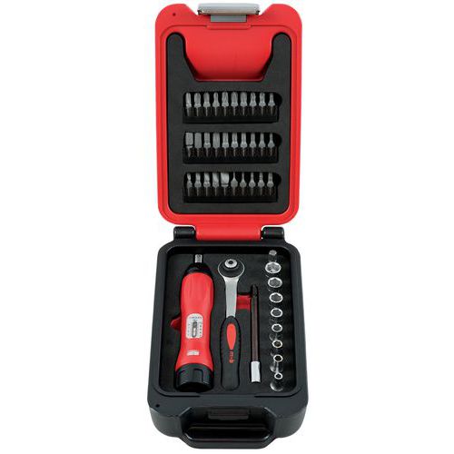 Caixa Fusion Box de chaves de fendas dinamométricas 1/4'' 42 peças – Mob Caixa Fusion Box de chaves de fendas dinamométricas 1/4'' 42 peças – Mob