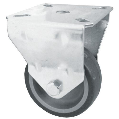Rodízio fixo com placa – Capacidade de 40 a 205 kg Rodízio fixo com placa – Capacidade de 40 a 205 kg