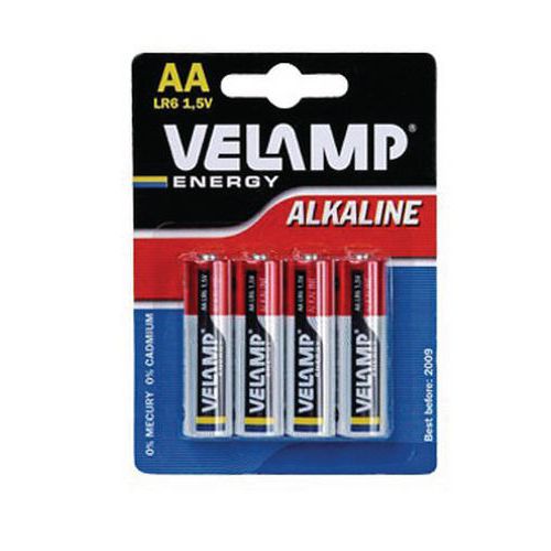 Pilha alcalina Eco AA/LR6 – Velamp Pilha alcalina Eco AA/LR6 – Velamp