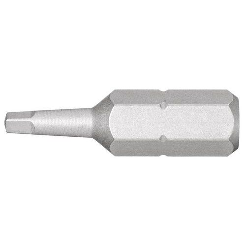 Ponta de 1/4 para parafusos de cabeça quadrada Robertson – ECAR.1 – Facom Ponta de 1/4 para parafusos de cabeça quadrada Robertson – ECAR.1 – Facom