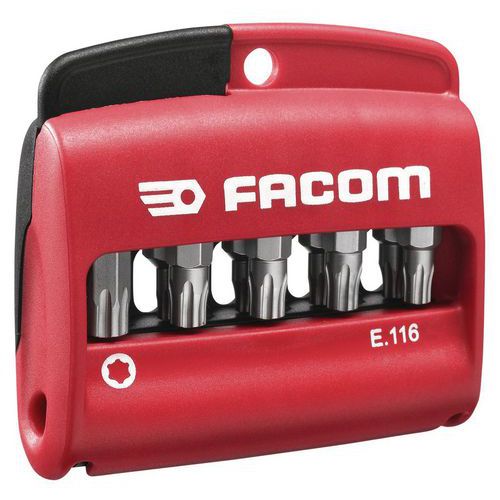 Jogo misto de 10 pontas Torx Plus® 1/4 - série 1 - 25 mm + porta-pontas Jogo misto de 10 pontas Torx Plus® 1/4 - série 1 - 25 mm + porta-pontas