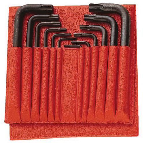 Jogos de chaves Torx® em estojo Jogos de chaves Torx® em estojo