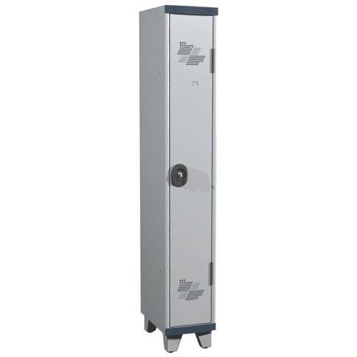 Cacifo com 1 coluna Seamline Optimum® – Coluna de 300 mm de largura – Com pés – Acial Cacifo com 1 coluna Seamline Optimum® – Coluna de 300 mm de largura – Com pés – Acial
