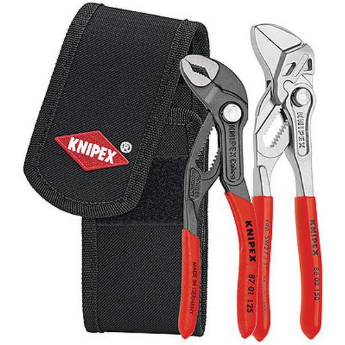 Juego de 2 minialicates en estuche Knipex Juego de 2 minialicates en estuche Knipex