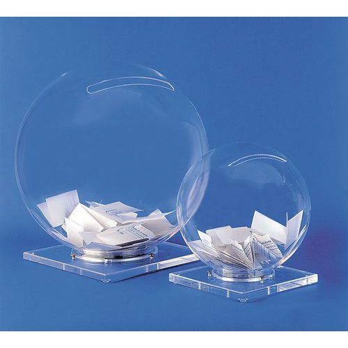 Urna em forma de bola de cristal - Com base Urna em forma de bola de cristal - Com base