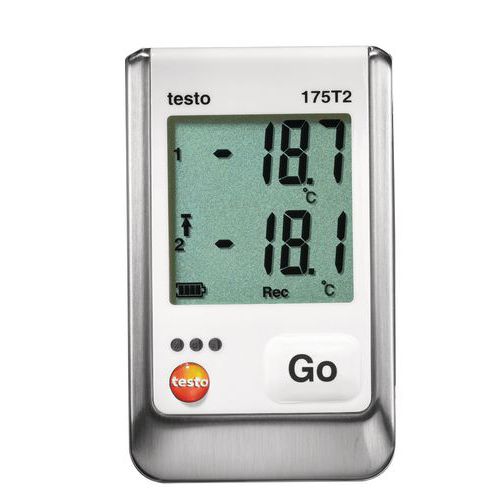 Gravador de temperatura interna/externa - Testo 175 T2 Gravador de temperatura interna/externa - Testo 175 T2