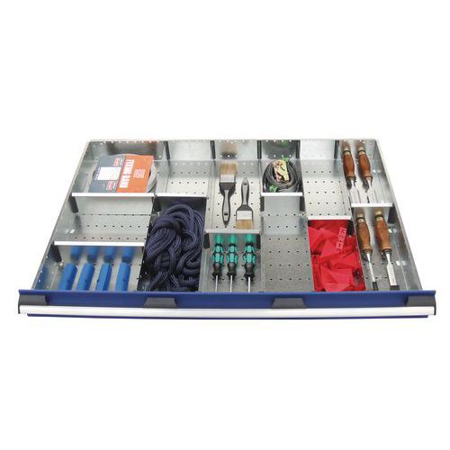 Lote de divisórias para armário de gavetas Bott SL-107 - 8 cm de altura Lote de divisórias para armário de gavetas Bott SL-107 - 8 cm de altura