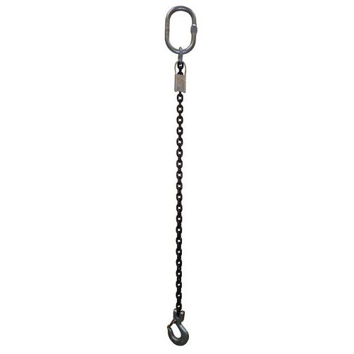 Linga de corrente de 1 secção - Capacidade de 1120 a 8000 kg - Ajustável com um gancho autobloqueante