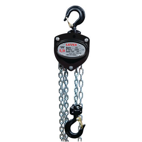 Diferencial manual Levex SPB - Capacidade de 250 a 10 000 kg Diferencial manual Levex SPB - Capacidade de 250 a 10 000 kg