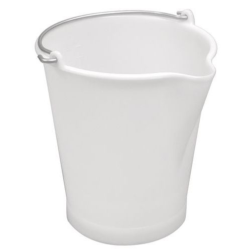 Balde com bico de descarga – branco – 12 L – Gilac Balde com bico de descarga – branco – 12 L – Gilac