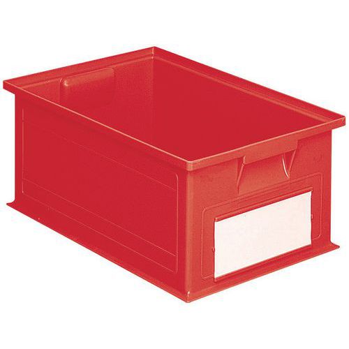 Caixa empilhável – Vermelho – 200 a 630 mm de comprimento – 3,6 a 85 L Caixa empilhável – Vermelho – 200 a 630 mm de comprimento – 3,6 a 85 L