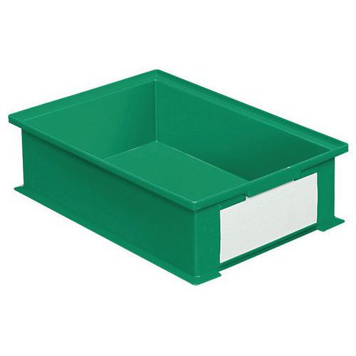 Caixa empilhável – Verde – 200 a 630 mm de comprimento – 3,6 a 85 L Caixa empilhável – Verde – 200 a 630 mm de comprimento – 3,6 a 85 L