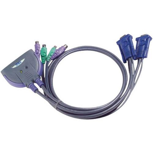 Switch mini kvm 2 portas VGA/PS2 Switch mini kvm 2 portas VGA/PS2
