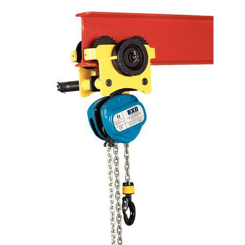 Diferencial rolante combinado com carro de corrente – capacidade de 250 a 5000 kg Diferencial rolante combinado com carro de corrente – capacidade de 250 a 5000 kg