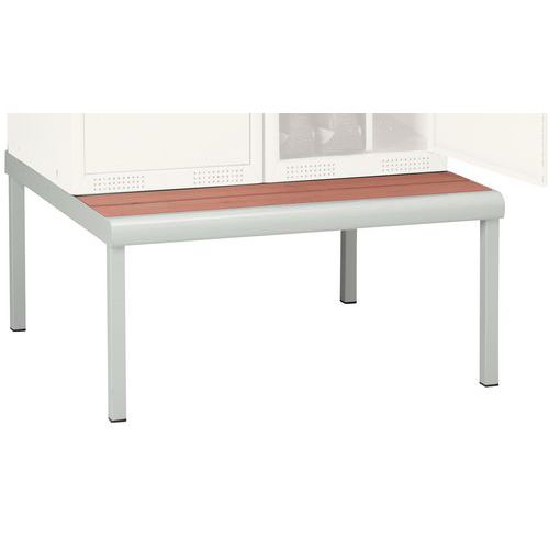 Base-banco de vestiário Seamline® - Indústria limpa/suja Base-banco de vestiário Seamline® - Indústria limpa/suja