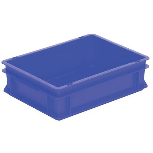 Caixa empilhável azul de norma europeia RAKO – 10 a 60 L Caixa empilhável azul de norma europeia RAKO – 10 a 60 L