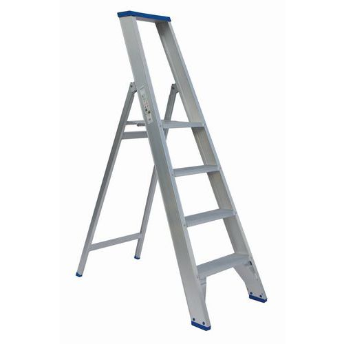 Escadote industrial em alumínio – Acesso simples Escadote industrial em alumínio – Acesso simples