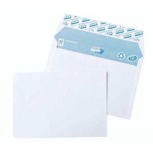 Envelope branco de 80 g caixa de 500 Manutan.pt