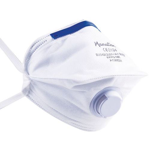 Semimáscara respiratória dobrável de utilização única FFP2 - Manutan Semimáscara respiratória dobrável de utilização única FFP2 - Manutan