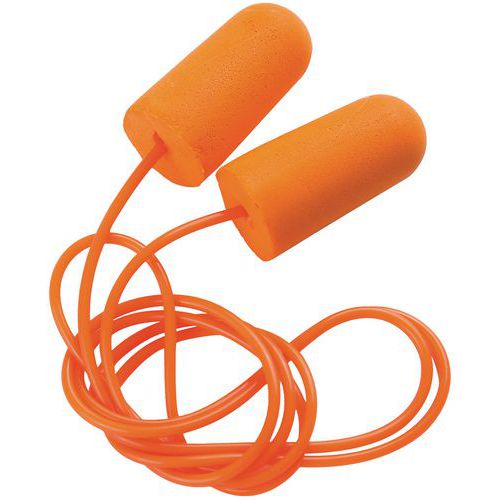 Tampões auriculares com cordão - Manutan Tampões auriculares com cordão - Manutan